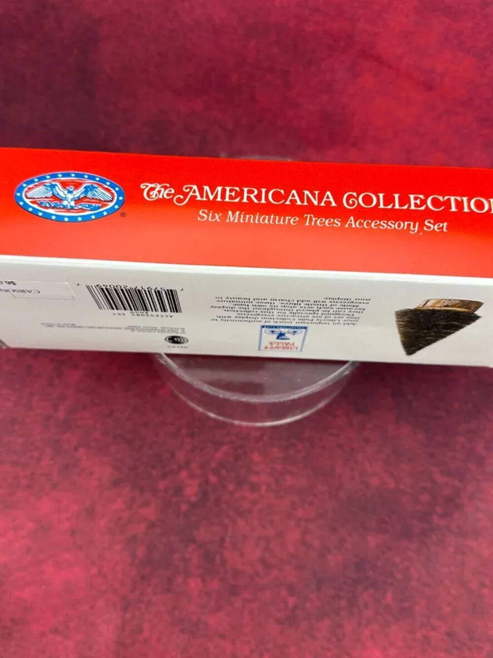 THE AMERICANA COLLECTION SIX MINIATURE TREES ACCESORY SET AH 49